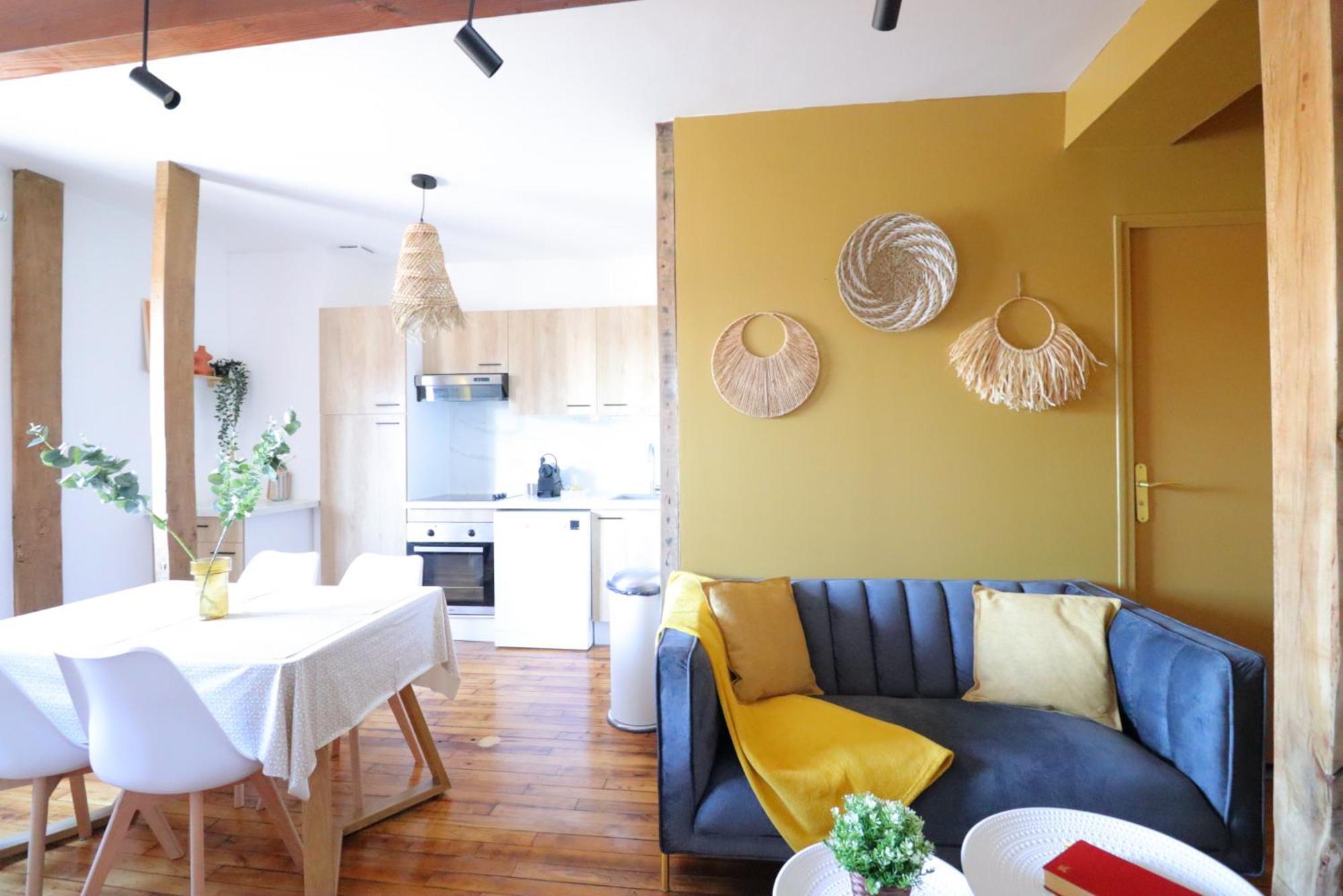 Le Boho - Charmant T3 Avec Climatisation Et Fibre Bergerac Room photo