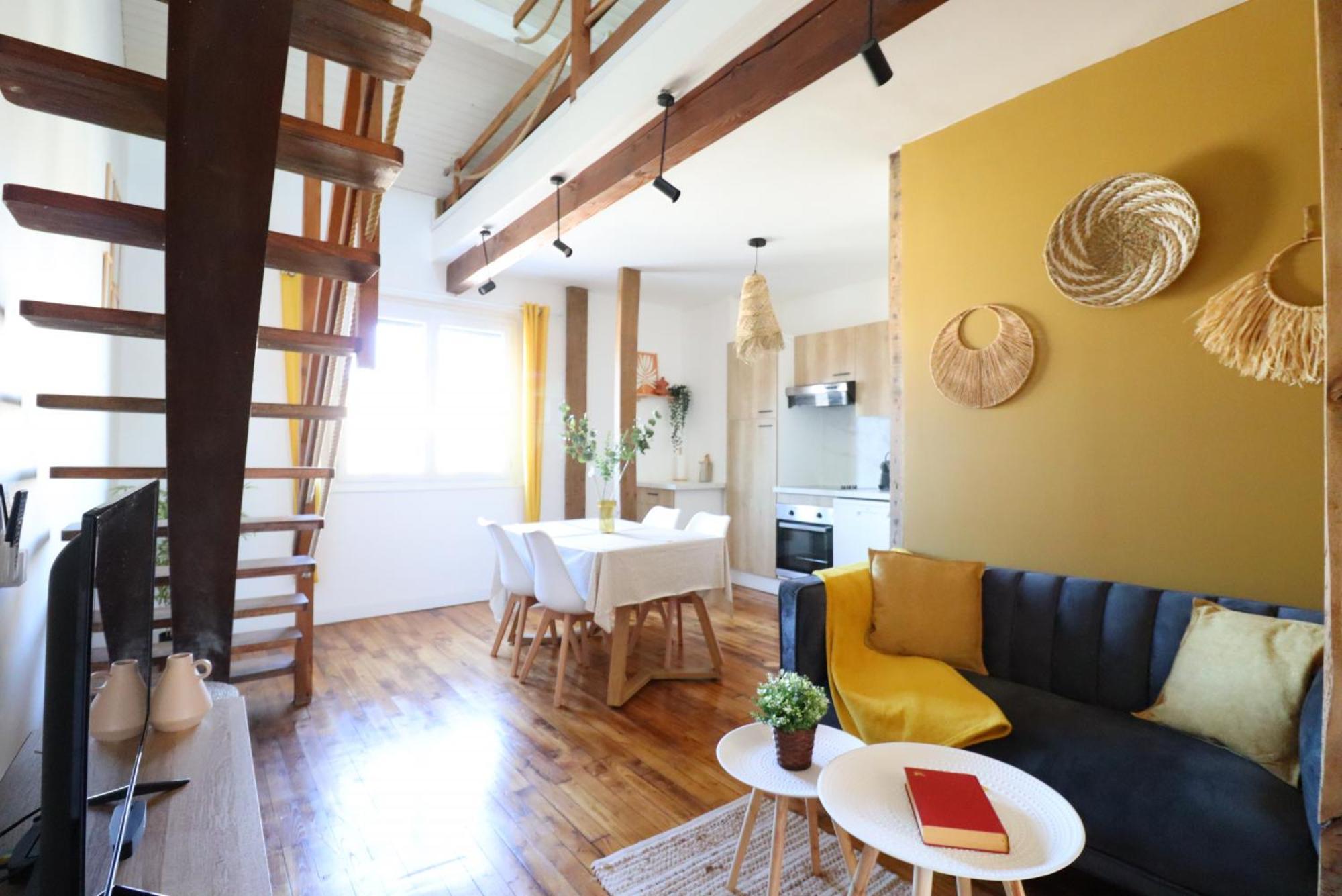 Le Boho - Charmant T3 Avec Climatisation Et Fibre Bergerac Room photo