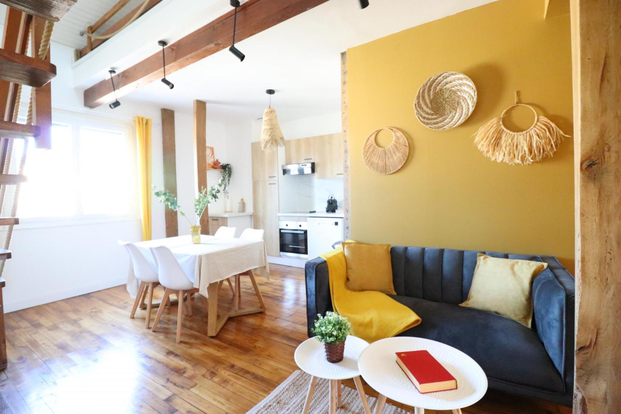 Le Boho - Charmant T3 Avec Climatisation Et Fibre Bergerac Room photo